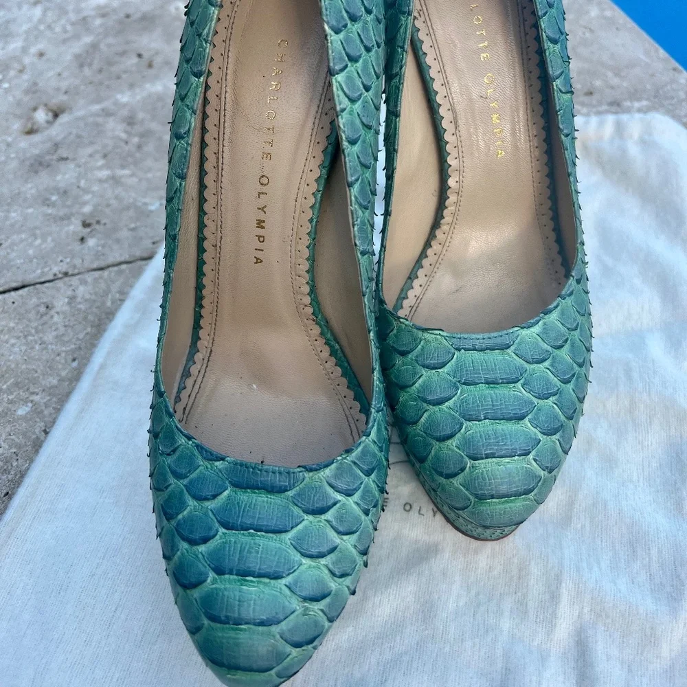 Charlotte Olympia Python Heels - Picture 15 of 15